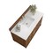 James Martin Vanities 48'' Single Vanity, Mid-Century Walnut w/ 3 CM White Zeus Quartz Top 424-V48-WLT-3WZ - alternate 3